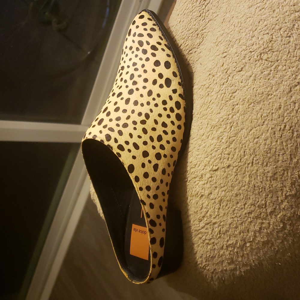 Leopard Print Mules - Picture 3 of 6